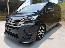 (MORE UNITS,MORE DISCOUNT) Z-Spec (CAN MAXXX LOAN - UP TO 9 YEARS) 2015 Toyota Vellfire 2.5