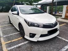 2015 Toyota Corolla Altis 2.0 TRD SPORTIVO(A)70K MIL FULL UMWT SERVICE RECORD