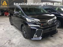2015 Toyota Vellfire 2.5 Z A 7seather 360View Cam Keyless 7G Powerboot Nice