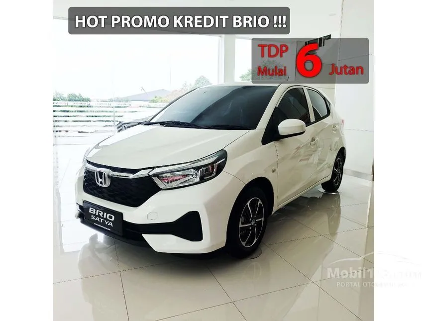 Jual Mobil Honda Brio 2024 E Satya 1.2 di Jawa Barat Automatic Hatchback Putih Rp 139.000.000