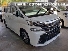 2015 Toyota Vellfire 2.5 ZG Spec Sunroof Leather Seat Surround Camera Local AP Unreg (PRICE ZERO GST)