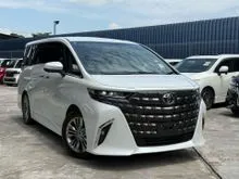 2024 Toyota Alphard 2.5 Z 7-Seater MPV SUNROOF DIM BSM ROOF MONITOR 360 CAM UNREG GRADE A