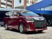 Recon 2021 Toyota Alphard 2.5 G S C Package MPV // 6K KM MILEAGE ONLY // RARE COLOUR // FREE WARRANTY 5YEARS //