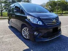 2013 Toyota Alphard 2.4 G 240S TYPE Gold FACELIFT REGISTED 2017 MPV