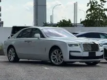 2021 ROLLS ROYCE GHOST 6.75 V12 , READYSTOCK , WHITE LEATHER INTERIOR , PANORAMIC ROOF , REAR ENTERTAINTMENT , 360 SURROUND CAMERA , WINDOW CURTAINS