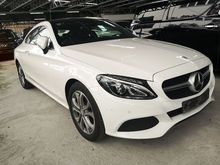2016 Mercedes-Benz C300 2.0 Coupe/FREE 5 YEARS WARRANTY/PANA ROOF/COUPE