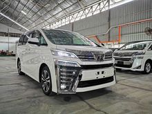2018 Recon Toyota Vellfire 2.5 ZG Edition MPV BSM DIM 3LED PRE CRASH SUNROOF With 4 Years Warranty