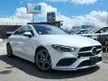 Recon 2020 Mercedes-Benz CLA180 1.3 AMG LINE (PANAROMIC ROOF-4 CAMERA-HUD-UNREG) - Cars for sale