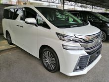 2017 Toyota Vellfire 2.5 ZG MPV ZA Golden Eyes Raya Offer
