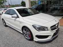 2014 Mercedes-Benz CLA45 AMG 2.0 4MATIC Light Aluminium Trim Coupe GLENMARIE