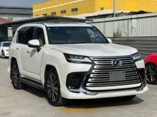 2024 Lexus LX 600 3.4 7 seater SUV Japan Spec Unregister New Car Condition Low Mileage MarkLevinson Cold Box Rear Entertainment Modelista BodyKit