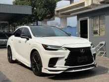 UNREG 2023 Lexus RX350 2.4 F Sport SUV - Original TRD Bodykit - TRD MUFFLER - Tip Top Condition - Kindly Contact for Viewing