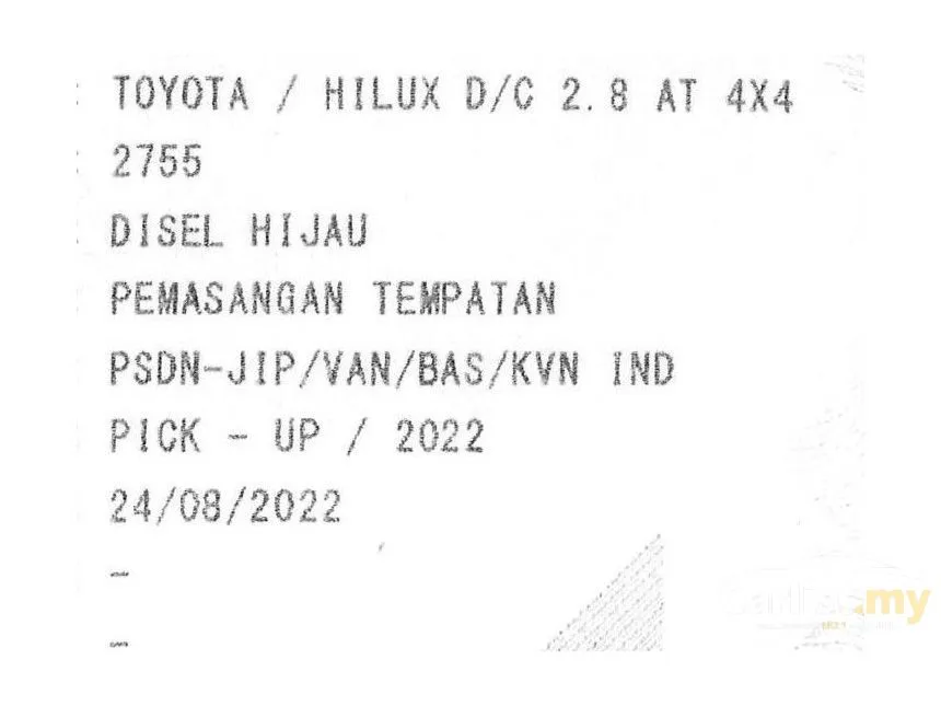 2022 Toyota Hilux Rogue Dual Cab Pickup Truck