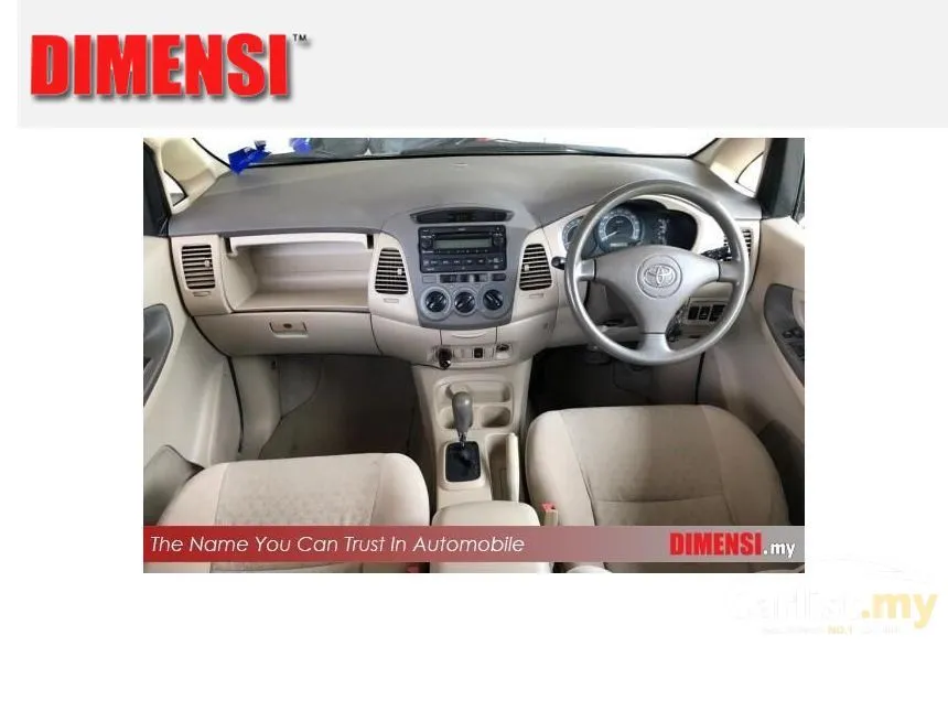 Used 2008 Toyota Innova 2.0 E MPV (A) FULL BODYKIT / SERVICE RECORD ...