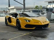 2019 Lamborghini Aventador 6.5 SVJ Coupe / 1 OF 900 UNITS WORLDWIDE / RYFT TITANIUM EXHAUST SYSTEM / FULL CAR PPF / NEW CAR CONDITION