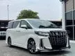 Recon PROMO 2022 Toyota Alphard 2.5 G SC Package MPV Fully Loaded 5A Like New Car