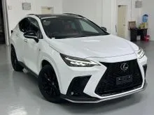 2023 Lexus NX 350 2.4 F Sport AWD UNREG READY STOCK, PANORAMIC SUNROOF, BLIND SPOT MONITOR, DIGITAL INNER MIRROR, 360 CAM, HUD, LIKE NEW CONDITION