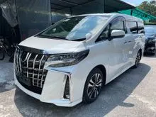 2019 Toyota Alphard 2.5 SC (PROMOTION PRICE)SUNROOF ,CAMERA ,PILOT SEATS ,LKA ,3 POWER DOOR UNREG