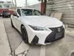 Recon 2021 LEXUS IS300 2.0 F SPORT MODE BLACK NEW MODEL S/ROOF RED LEATHER SEAT (A) OFFER 2021 UNREG