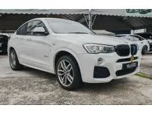 2016 BMW X4 2.0 xDrive28i M Sport/Only 1 Careful Owner/M-Sport Option/240Hp/Harmon Kardon Surround System/Sport Chasis/Twin Power Seat/Paddle Shift