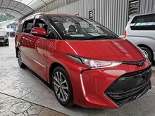 2017 Toyota Estima 2.4AERAS 8SEATERS 2POWER DOORS BLACK INTERIOR TOYOTA SAFETY SENCE PRE CRASH LANE DEPARTURE 18INCH ALLOY 4YEARS WARRNTY UNREGISTERED