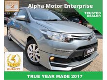 2017 TRUE Toyota Vios 1.5 E (A) TRD FACELIFT SILVER ENGINE DUAL VVTI RAYA PROMOTION