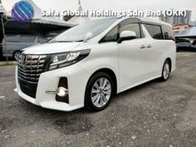 2016 TOYOTA ALPHARD 2.5 S Package MPV (YEAR END SALES /CHEAPEST PRICE IN TOWN) SUNROOF /FULL ALPINE MONITOR /7-SEATER /2 POWER DOOR /UNREG