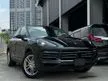 Recon 2018 Porsche Cayenne 3.0 SUV V6 Engine Turbocharged PDLS Electric Memory Seat Black Leather Seat Panorama Camera 360 View LKA BSM Power Boot 20in RIM