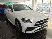 [GRADE 4.5B] 2022 MERCEDES-BENZ C200 1.5 AVANTGARDE AMG LINE ISG MODEL W206 NEW-F/L P/ROOF HUD MBUX 360 CAMERA AMBIENT LIGHT P/BOOT (A) UNREG