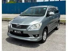 2012 Toyota Innova 2.0 G Facelift MPV (A) Cashback