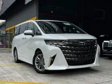2025 Toyota Alphard 2.5 Z MPV RECON BRAND NEW CAR GRADE SA/6A MILEAGE UNDER 100KM ONLY SUNROOF SIDE STEP 360 CAM DIM BLACK LEATHER SEAT PRICE OFFER