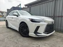 2023 Lexus RX 350 2.4 Luxury Grade 5A Panaromic Roof 4Cam360View PCS  LTA BSM DIM  HUD Display Audio 2nd Row Power Seat P/Boot Bodykit Unregister