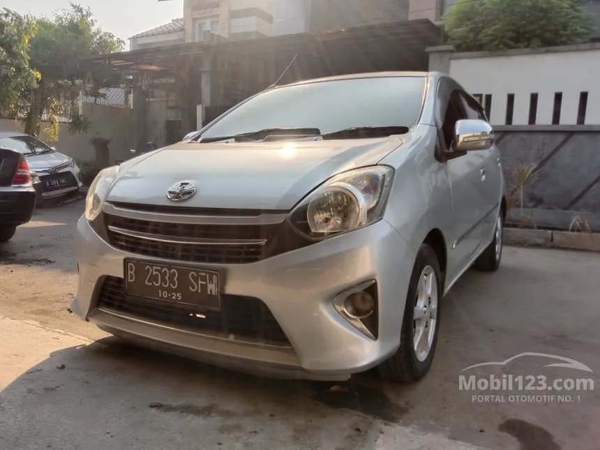 Jual Mobil Toyota Agya 2015 TRD Sportivo 1.0 di DKI Jakarta Automatic Hatchback Silver Rp 85.000.000