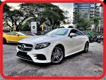 UNREGISTERED 2018 Mercedes-Benz E300 AMG COUPE 2.0 TURBO MULTI COLOR AMBIENT LIGHT REVERSE CAMERA LED HEADLAMP AMG BODYKIT AMG SPORT RIM