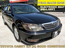 2005 Toyota Camry 2.0 (A) GOOD CONDITION WITH REVERSE CAMERA ELECTRONIC SEAT