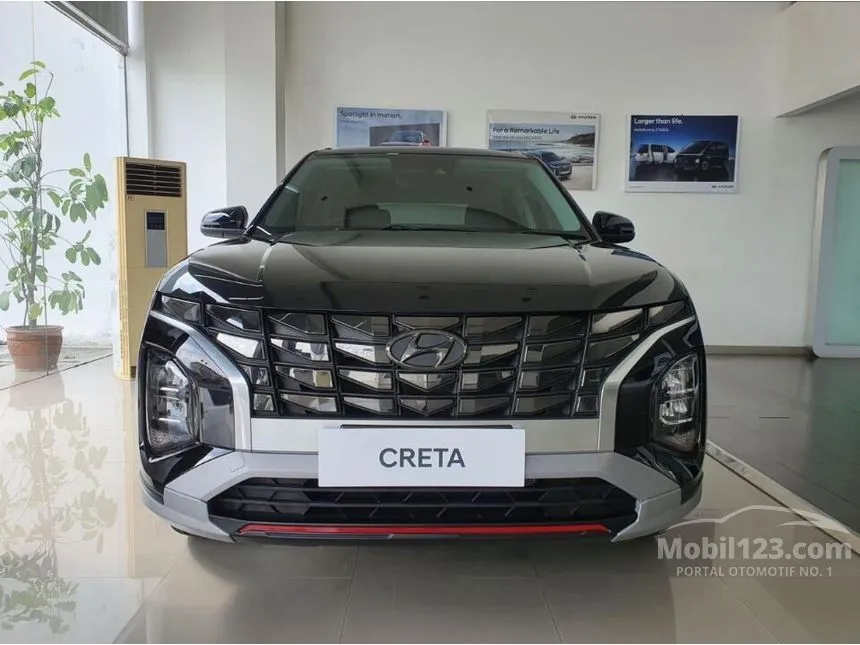 Jual Mobil Hyundai Creta 2024 Prime 1.5 di Banten Automatic Wagon Hitam Rp 315.000.000