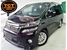 TOYOTA VELLFIRE 3.5 VL FACELIFT EDITION MPV , LOCAL AP , PILOT SEAT , MEMORY SEAT , 360 CAMERA , ORIGINAL JAPAN RADIO , ROOF MONITOR , PIANO BLACK INTERIOR , DUAL POWER DOOR AND POWER BOOT , LOW MILEAGE LAST OWNER WEEKEND CAR