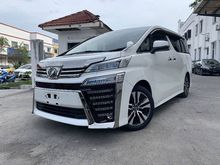 2018 Toyota Vellfire 3.5 ZG Edition MPV**3 LED**SHOWROOM CONDITION**PREMUM WARRANTY**