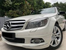 YR MADE 2010 Mercedes-Benz C200 CGI 1.8 Avantgarde CBU AMG W204 1 VVIP Owner Perfect Original Condition
