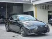Recon 2019 Lexus IS300 2.0 F Sport Sedan Red Leather Seat New Car Condition Reverse Cam Blind Spot Monitor