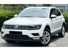 2018 Volkswagen Tiguan 1.4 TSI Highline SUV 1 DOCTOR OWNER ORI PAINT REVERSE CAMERA PADDLE SHIFT POWER BOOT MEMORY SEAT LOW MILEAGE CARKING