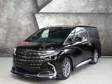 SPECIAL DEALS 2024 TOYOTA ALPHARD 2.5 Z SR BODYKIT SIDE STEP RM2,745/MONTH READY STOCK UNIT FAST APPROVAL