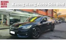 2016 Honda Civic 1.8 S Sedan (A) REG FEB 2017, CAREFUL OWNER, F/S/RECORD, L/MIL - 122K KM, REVERSE CAMERA, FREE 1 YEAR CAR WARRANTY, 16 S/RIMS