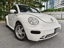 1999 Volkswagen Beetle 2.0 Coupe (A)- Cash Buyer, Original Spec, Well Maintained, Accident-Free, Nice & Clean Interior, View To Believe