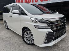 2017 Toyota Vellfire 2.5 ZA 7 seater 2 power door pre crash
