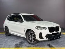 2022 BMW X3 2.0 sDrive20i M Sport FACELIFT LCI G01 TWIN TURBO POWER BOOT DIGITAL METER VERNASCA LEATHER INTERIOR 360 CAMERA ADAPTIVE LED HEADLAMP