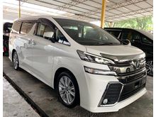 2017 Toyota Vellfire 2.5 ZA - 7 SEATER - P.CRASH - BLACK INTERIOR - 3 YEARS WARRANTY