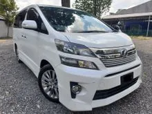 2014 Toyota Vellfire 2.4 Z Golden Eyes MPV TWIN POWER DOOR POWER BOOT TIPTOP LIKENEW 1 CAREFUL OWNER TIPTOP PERFECT CONDITION-Cars for sale