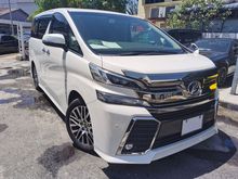 2016 Toyota Vellfire 2.5 ZG Edition