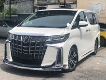 2018 Toyota Alphard 2.5 SC (Facelift) SUNROOF MOONROOF POWER DOOR x2 POWER BOOT PRE CRASH FULL LEATHER FRONT SCREEN MONITOR ROOF MONITOR REAR CAM